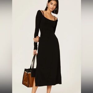 Proenza Schouler White Label Square Neck Dress XS